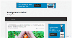 Desktop Screenshot of botiquindesalud.com